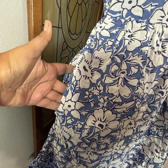 J. Crew Factory Mini Dress With Ruffle Sleeves Calas Block Mix Easter Size 4 - Picture 9 of 12